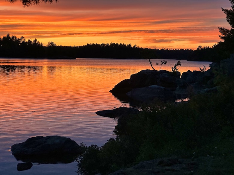 Burntside Lake near Ely, Minnesota