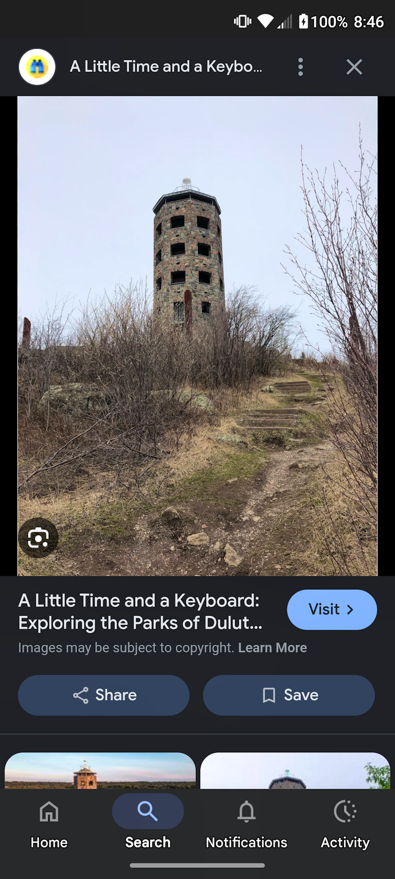 Enger  Tower in Duluth